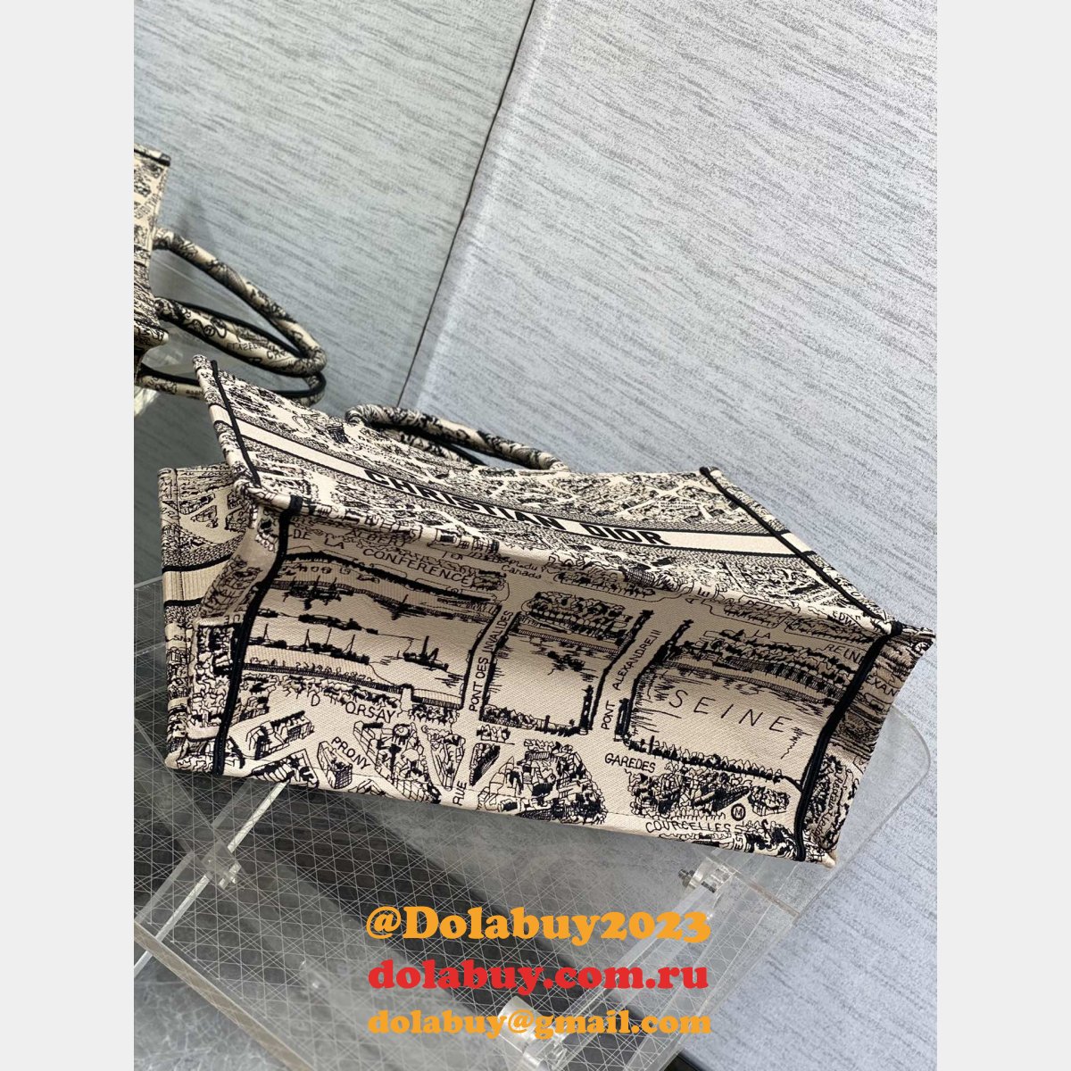 Christian Dior CD Book Tote Top Quality Replica Bags