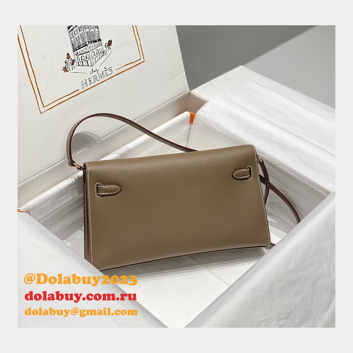 Luxury hermes kelly elan Customized Madame BAG