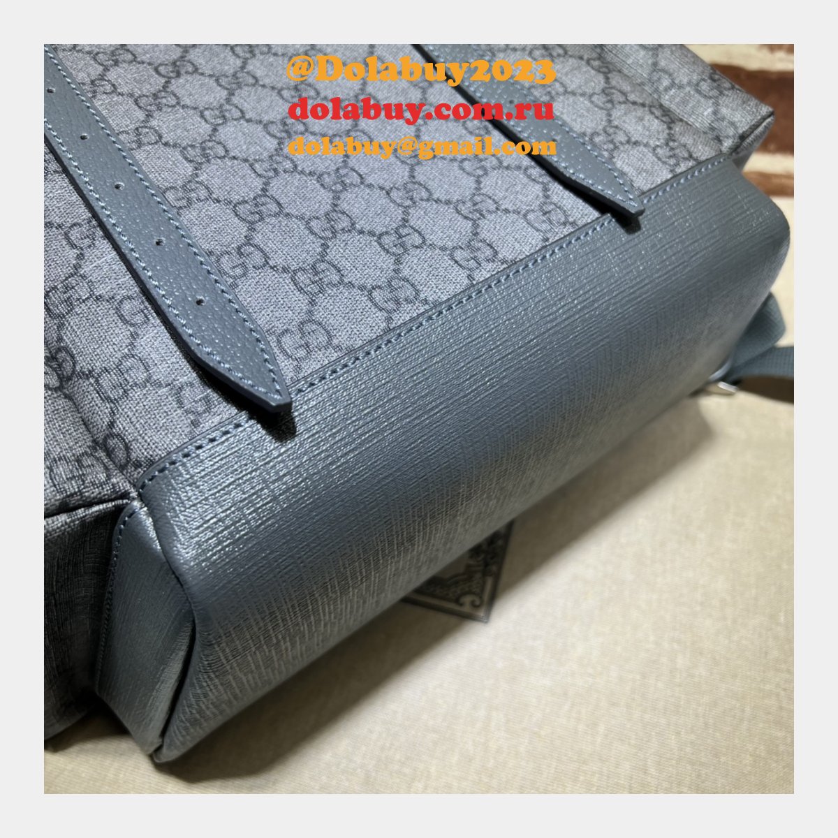 G*u*i 1:1 backpack mens gg supreme ophidia 598140 replica bag