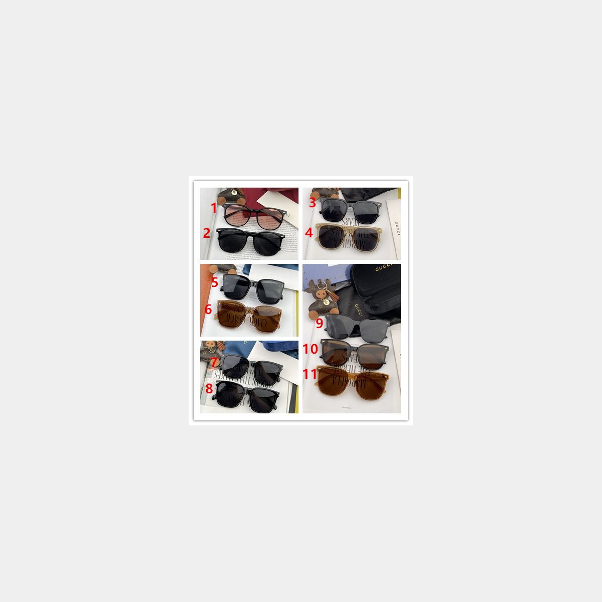 Luxury GUCCI 62025/25520/92026/32025/9369 SUNGLASSES