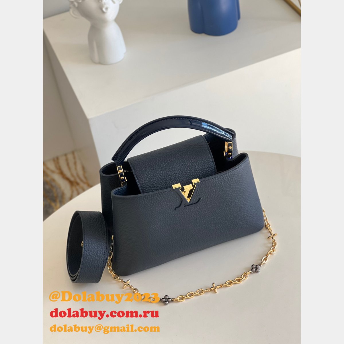 Shop Wholesale Louis Vuitton Replicas Capucines M59209/M59065 Handbag