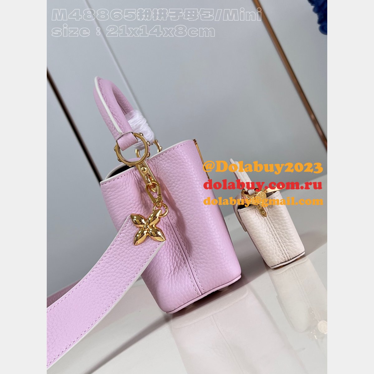 Louis Vuitton 7 Star M48865 Mother-Child Capucines High-Quality Replica Bags