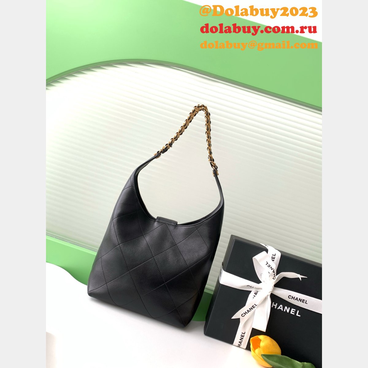 Duplicate AS5403 & AS5425 Black Best Hobo Handbag