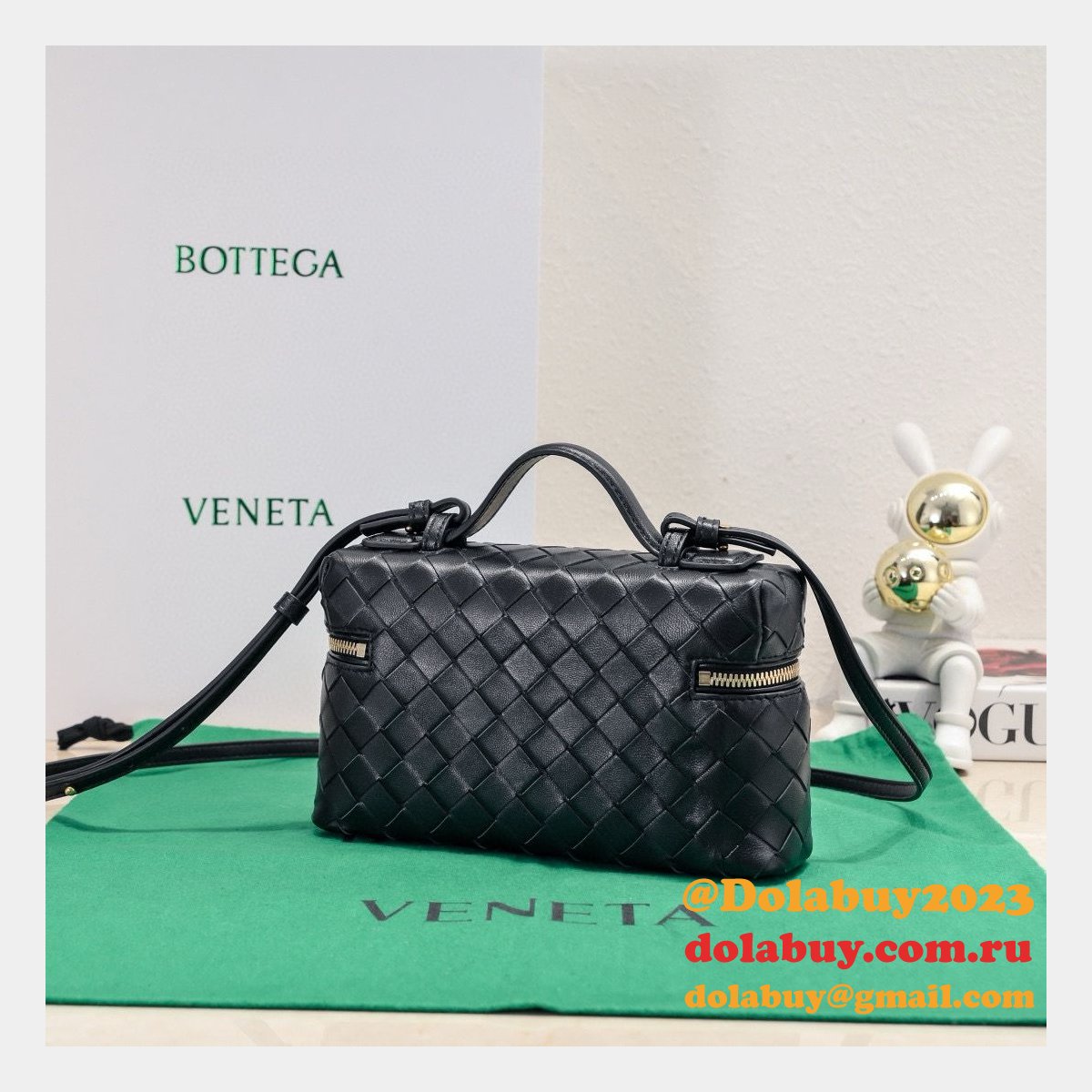 Luxury BOTTEGA VENETA 1:1 Mirror Vanity Case 789109