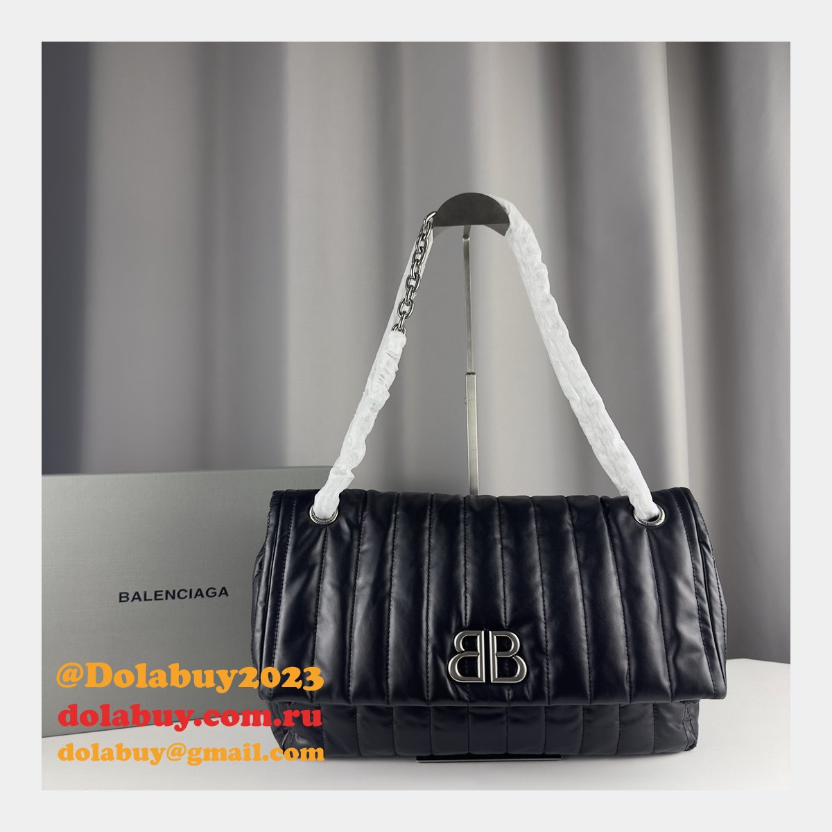 Top Quality BALENCIAGA Monaco calf bag 765945 Medium