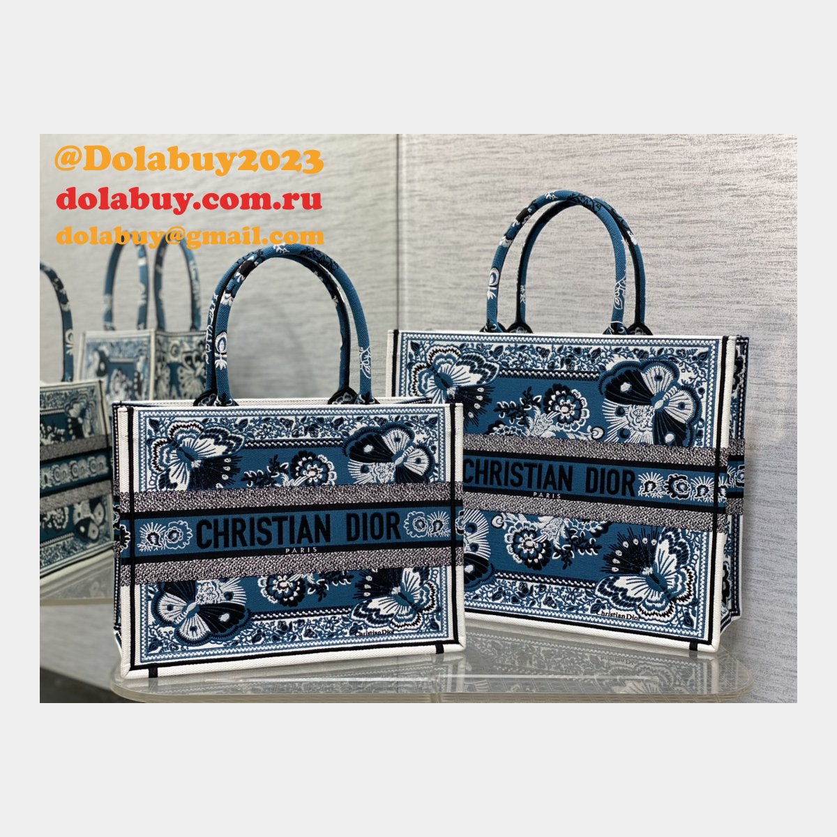 We Offer 1:1 Perfect Quality Designer Replica Dior CD Book Tote Wholesale