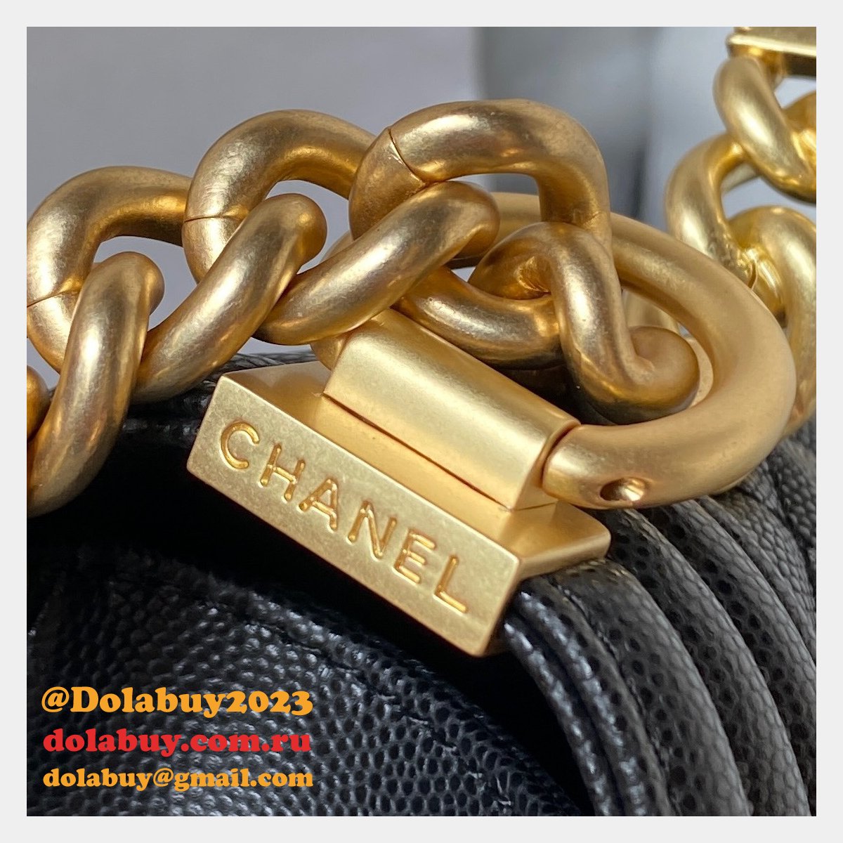 Boy High Quality A94804/A94805 Duplicate Flap 1:1 Copy From Original Bag