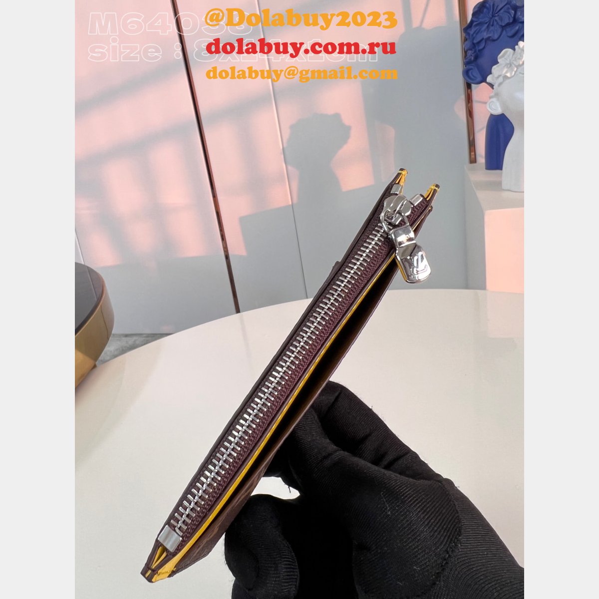 Coin Card Holder Damier Graphite M64038 LV Knockoff Bag