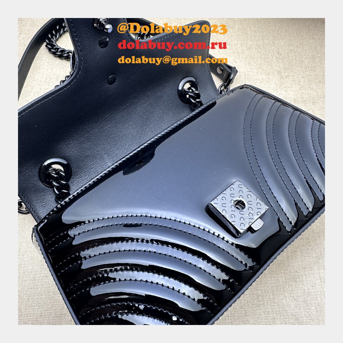 top-quality G*u*i 446744 gg marmont matelassé fake 446744 shoulder bag