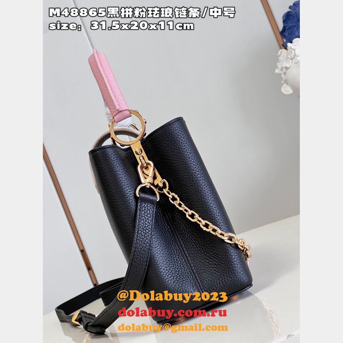 Perfect Designer Inspired Bag M48865 Louis Vuitton Capucines Fake Bag