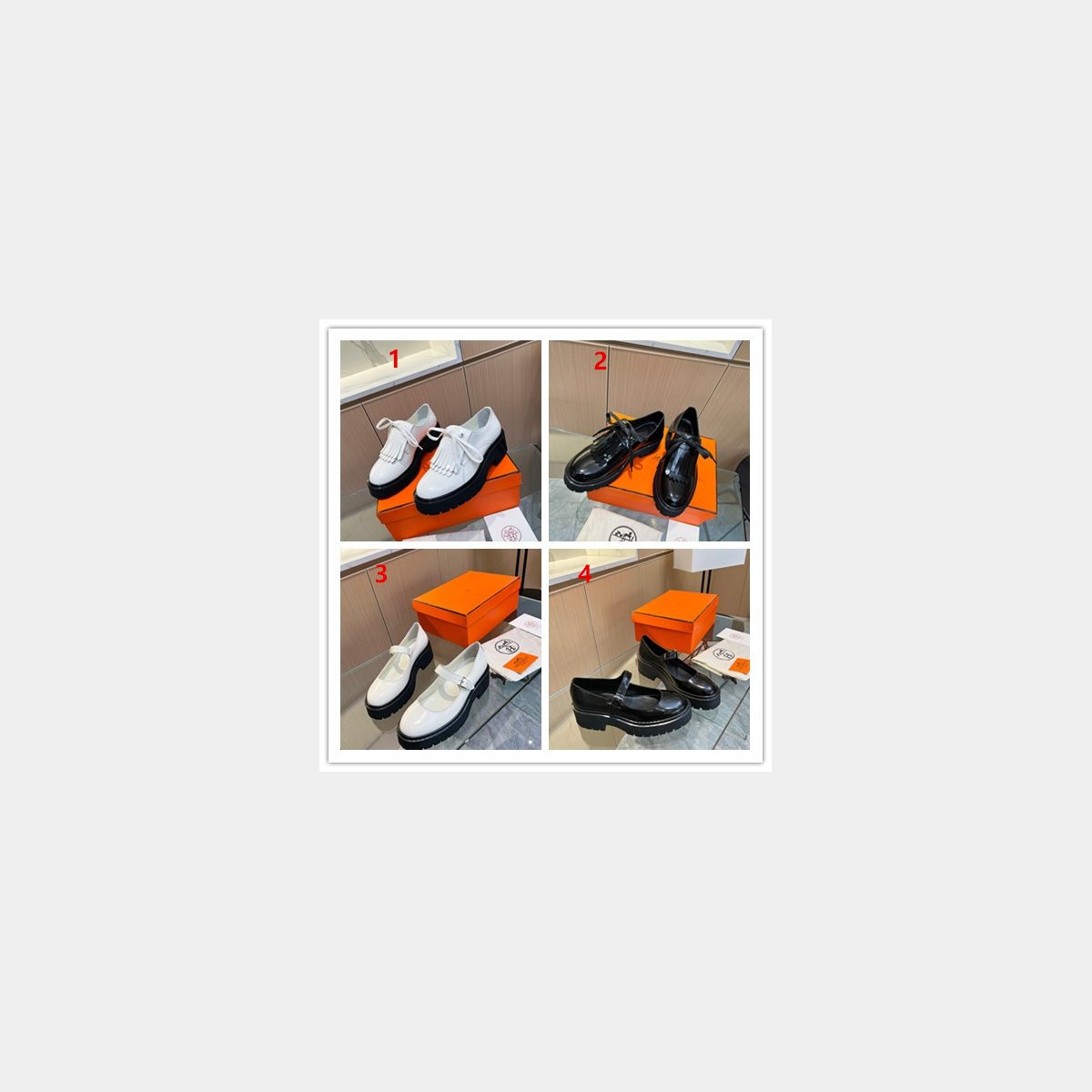 7 Star HERMES Designer High Quality LOAF shoes