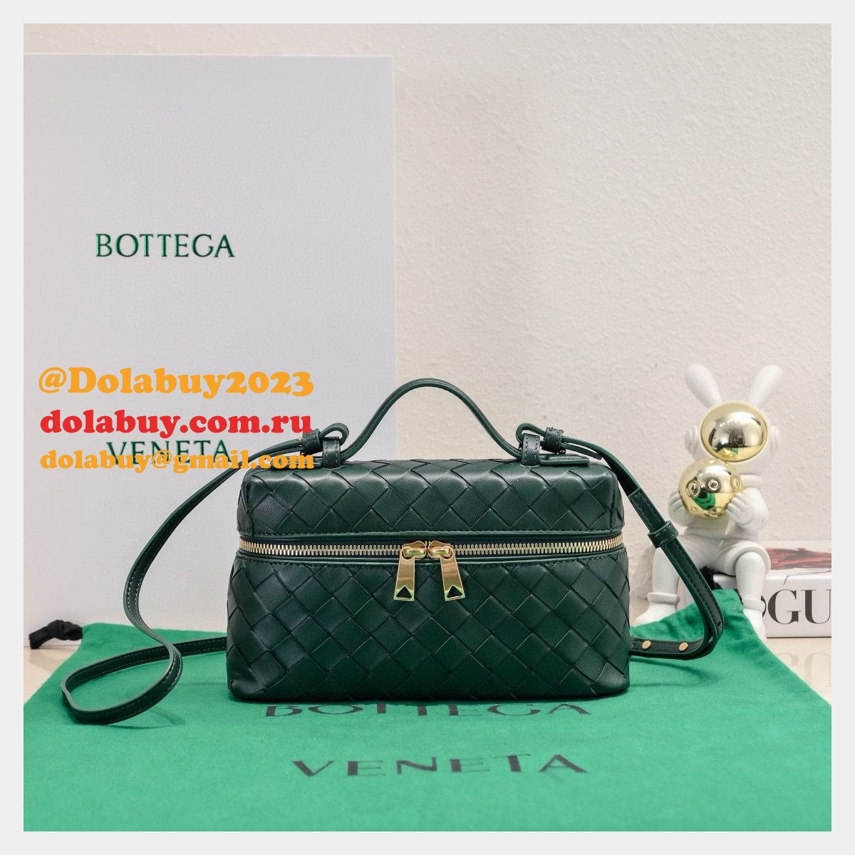 Luxury BOTTEGA VENETA 1:1 Mirror Vanity Case 789109