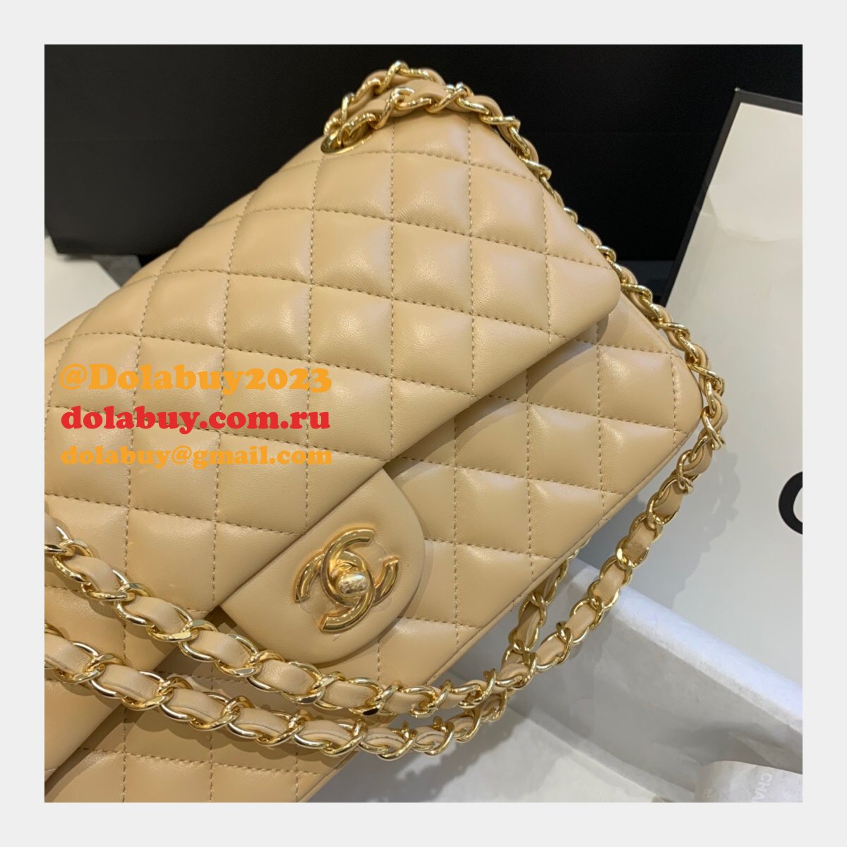 High Quality Replica Lambskin CF1112 Bags 25CM For Sale