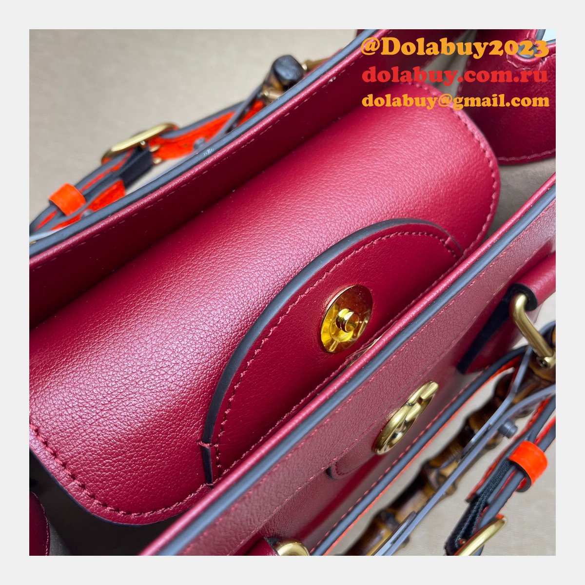 aaa replica designer G*u*i 660195 diana small tote leather handbags