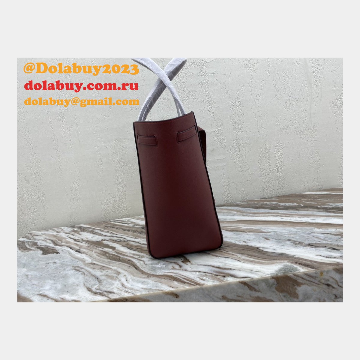 Céline Cabas Wine Red Phantom Luggage Phantom Luggage