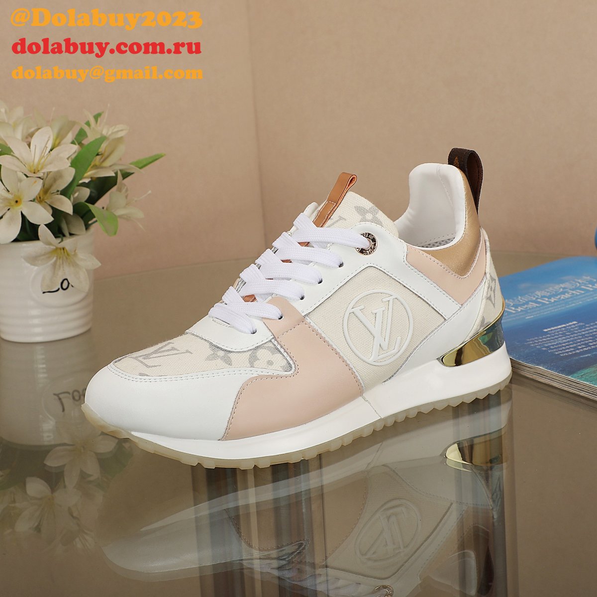 Inspired Louis Vuittons Cheap Run Away Monogram Replica Sports Shoes