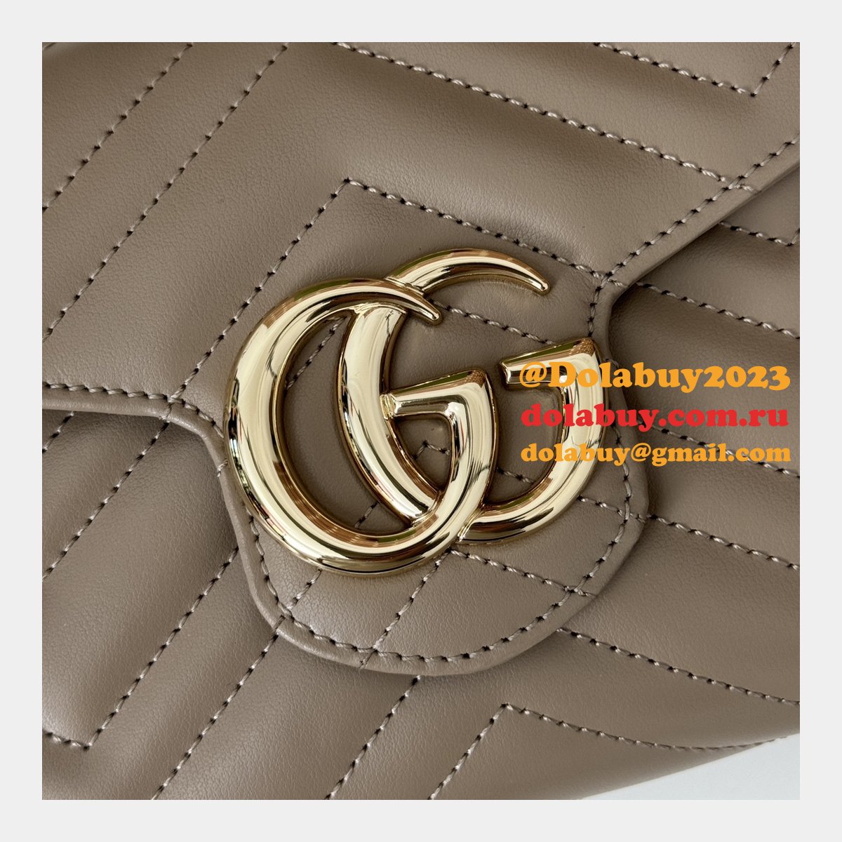 perfect G*u*i replicas 474575 gg marmont super chain wallets high bag