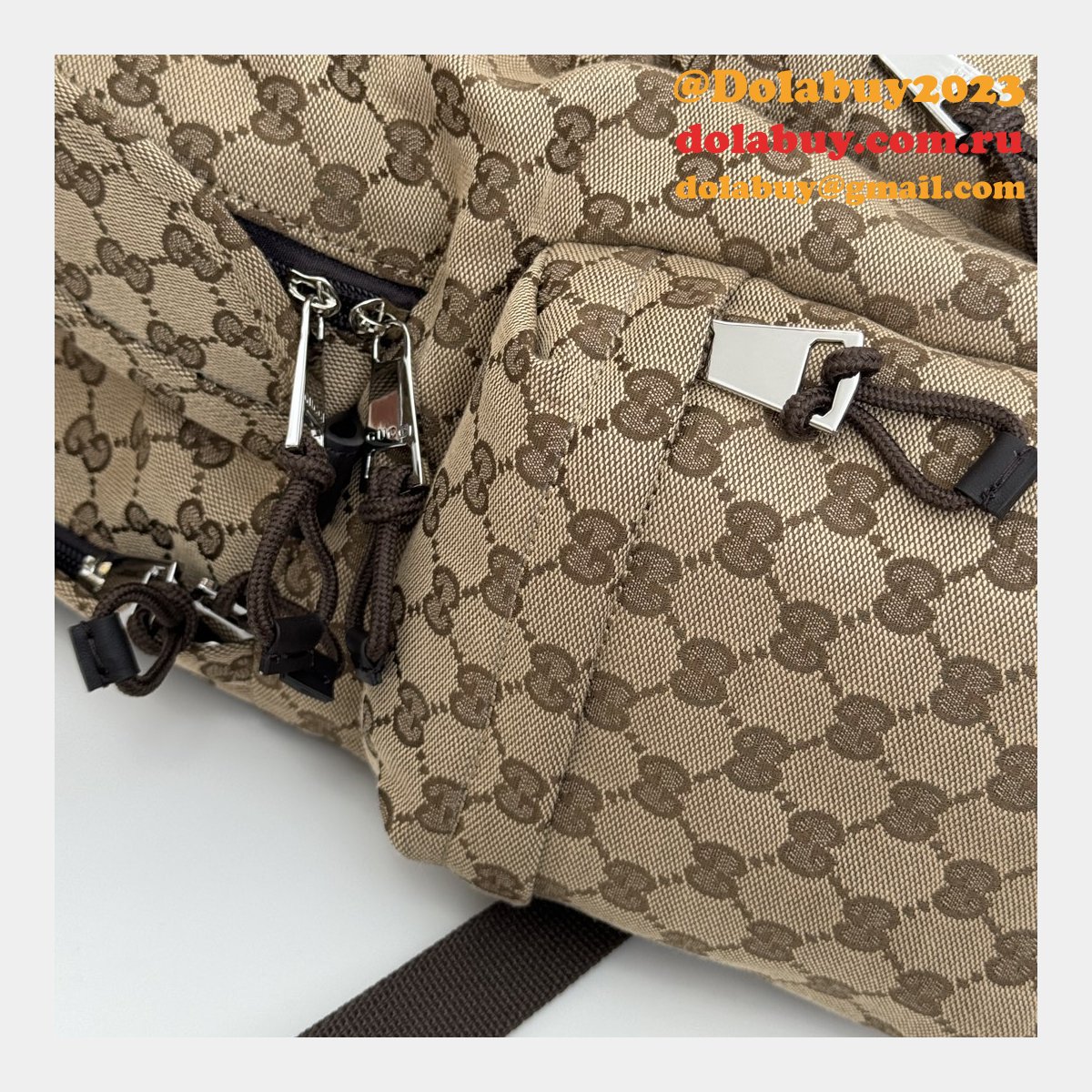 top mens backpack wholesale G*u*i logo 800182 inspired bag