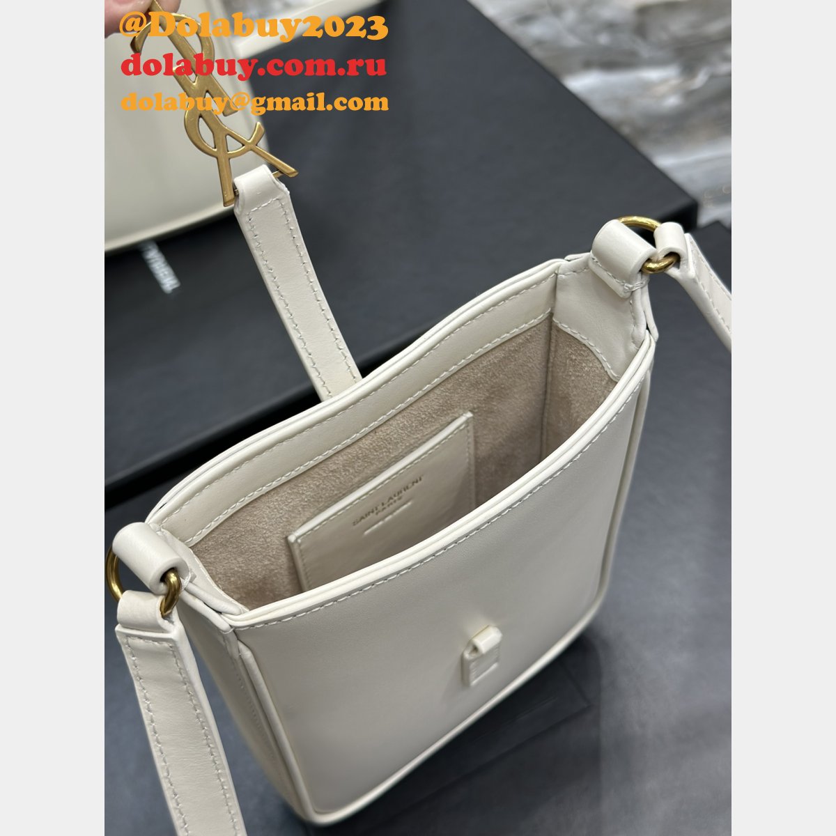 Le 5 A 7 Vertical Saint Laurent Knockoff Fashion 735214 Bag