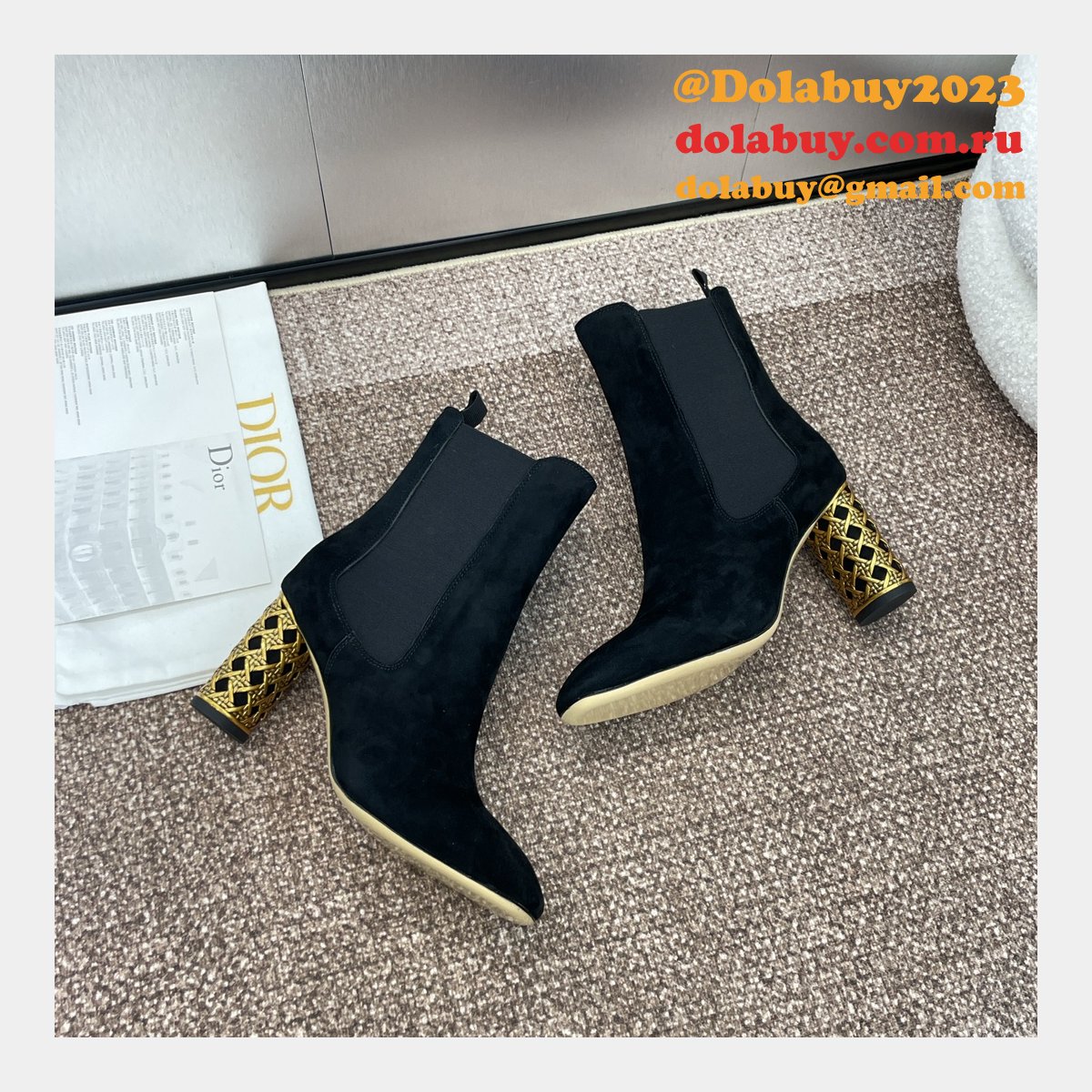 Top Quality Dior Icon Heeled Ankle Boot