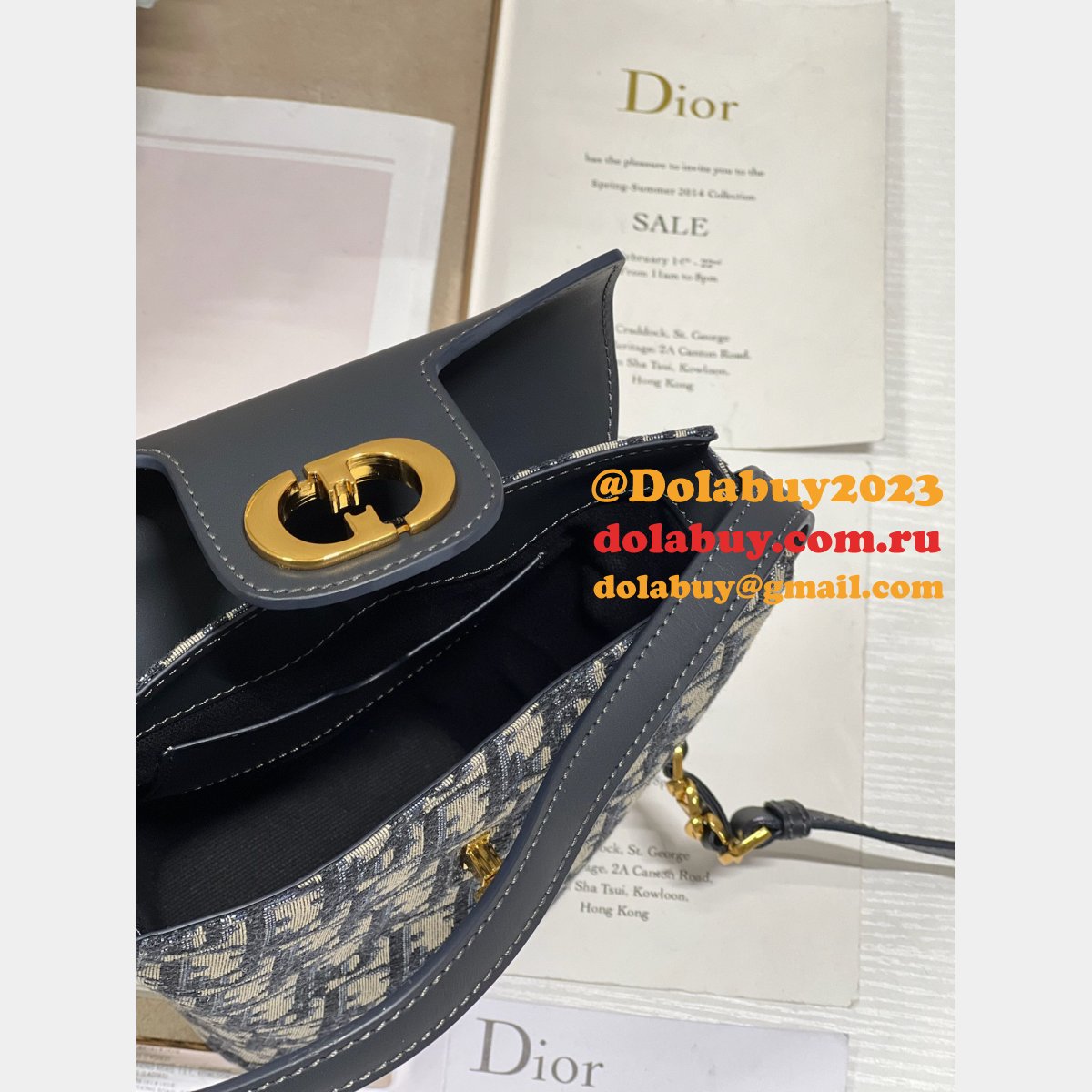 Replica Dior 30 Montaigne CD Lock 2319 Chain 1:1 Mirror Bag