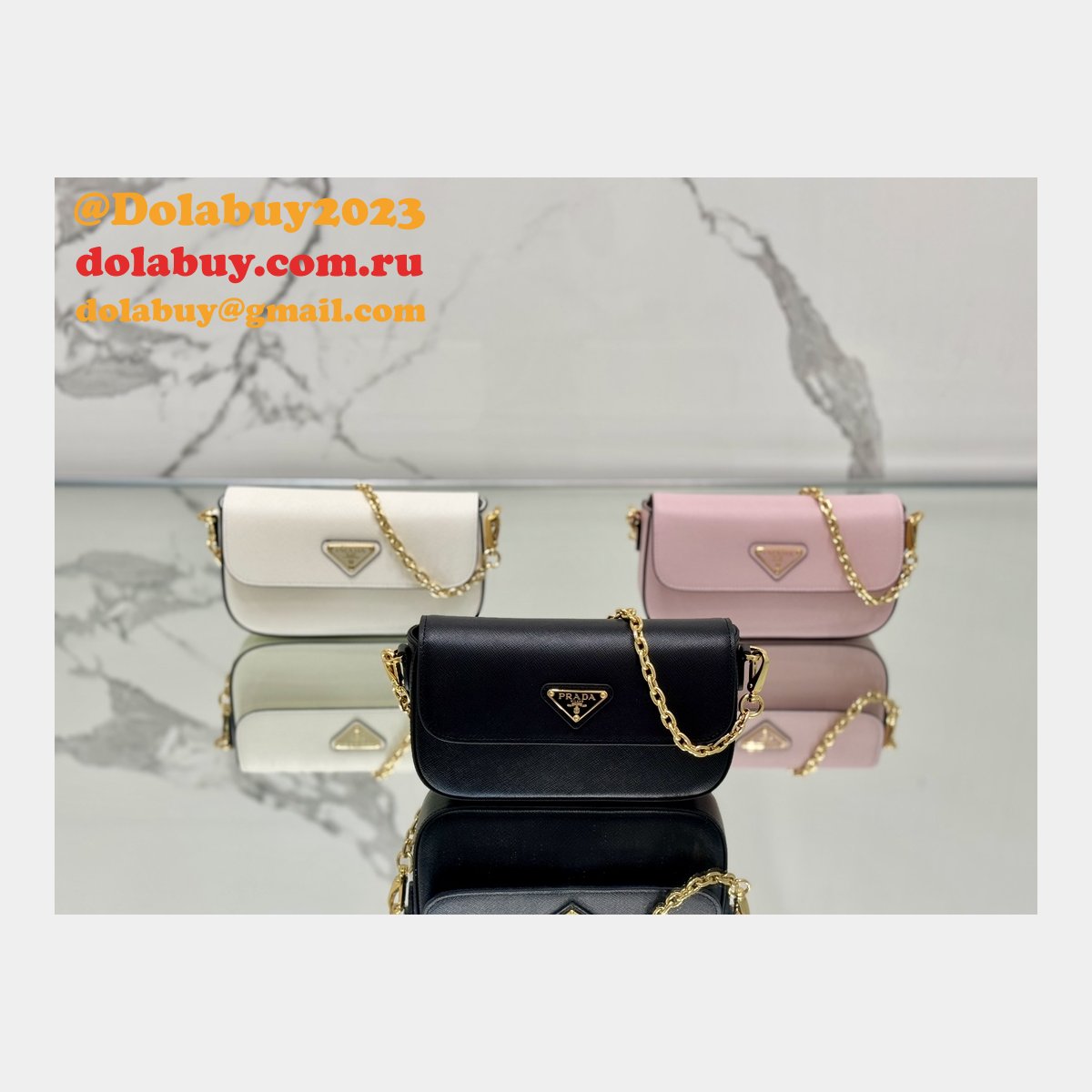 Inspired Top Quality prada Saffiano new women bag 1BD356