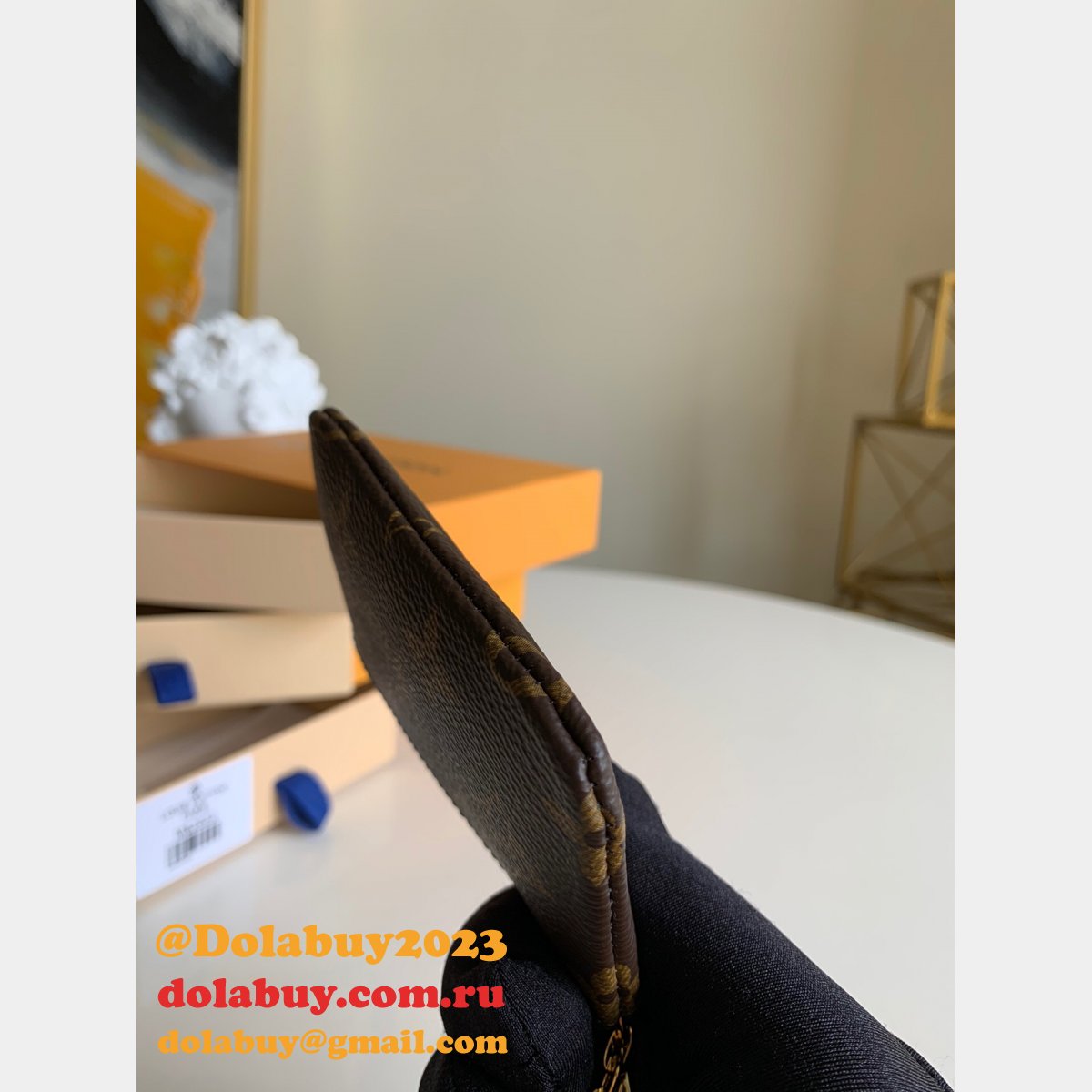 Louis Vuitton Luxury Key Pouch Monogram M62650 Keychain Wallet