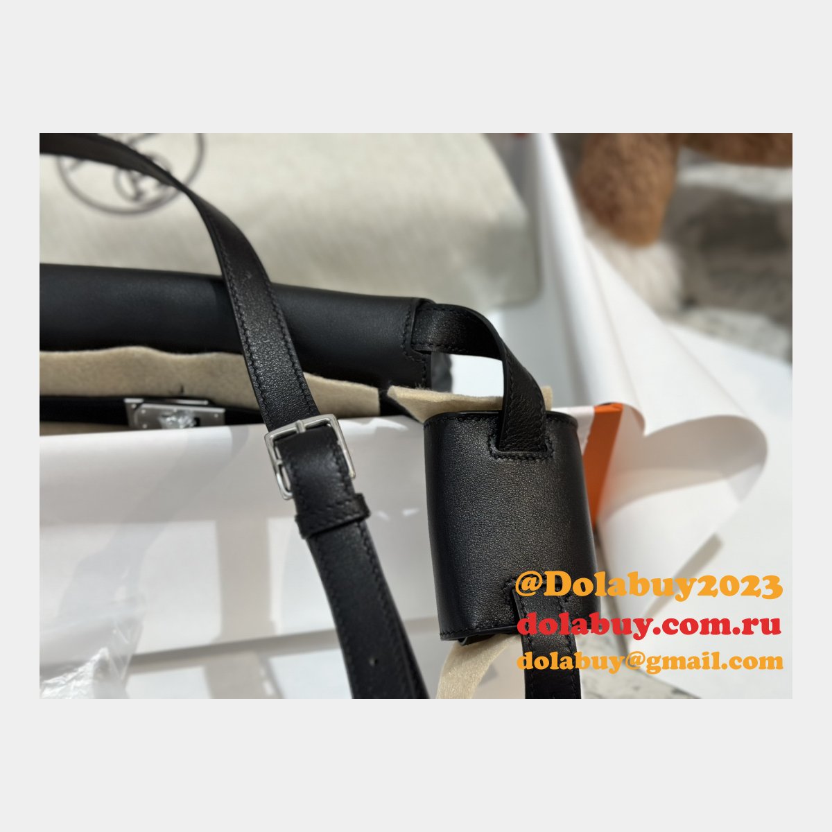 Designer hermes kelly moove 17cm swift leather Luxury bag