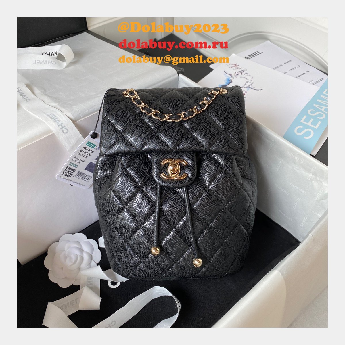 1:1 Luxury High Quality Replica Backpack AS4058 Bag 23cm