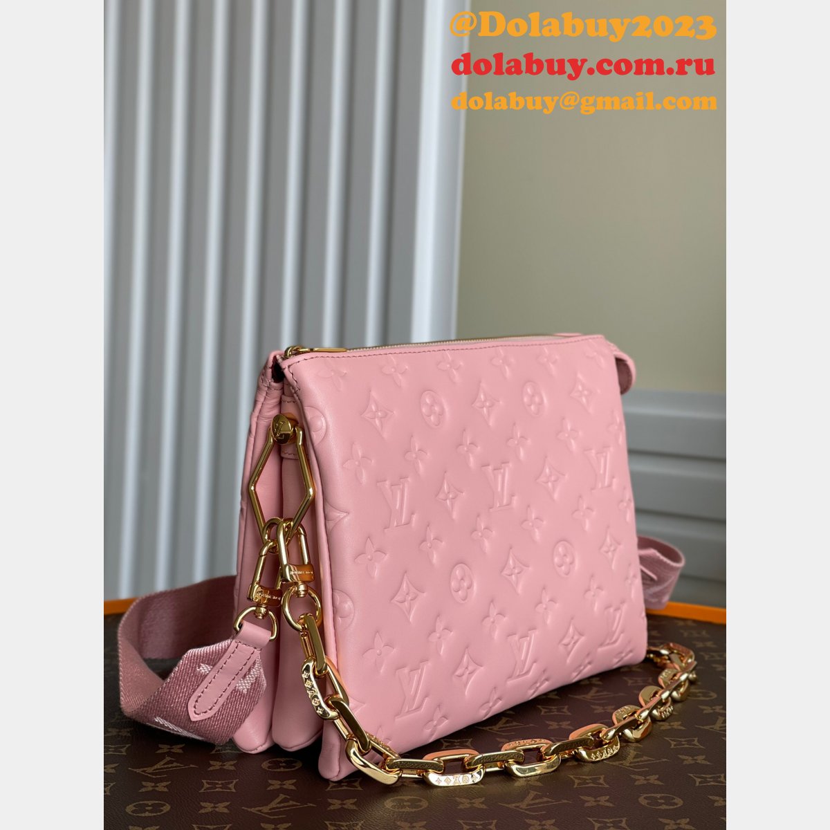 Replica Wholesale Louis Vuittons Coussin PM H27 M59276 Pinks Bags