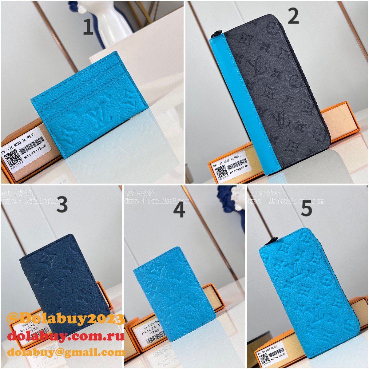 Pocket Organizer Taurillon Double Card Holder Zippy Vertical LV