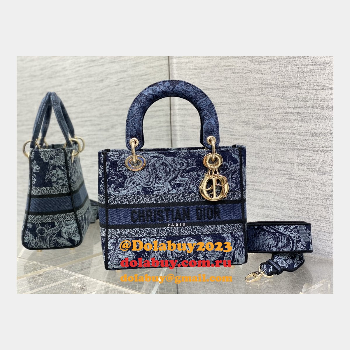 Buy Cheap Replica Lady Dior 24cm Online Bag