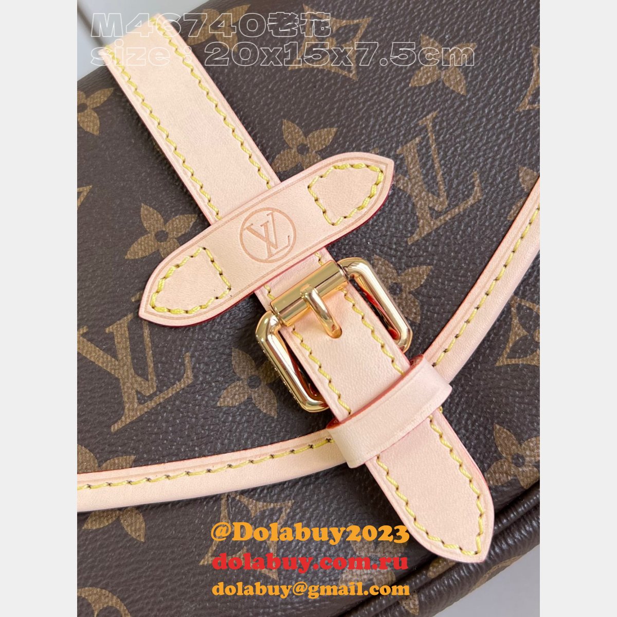 Saumur M46740 Knockoff Louis Vuitton Shoulder  High Quality Bag