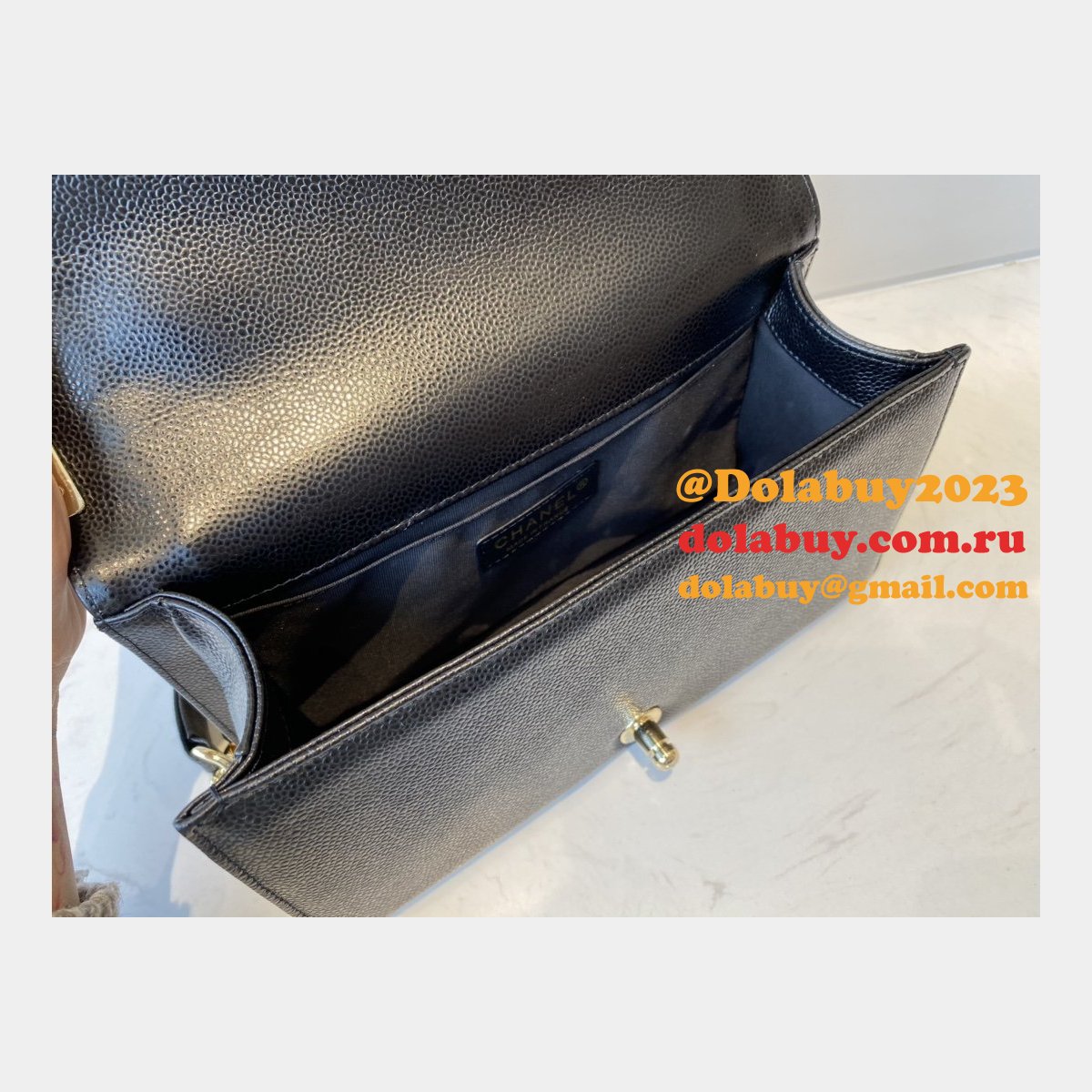 CC Replicas Calfskin & Ruthenium-Finish Metal Boy Many Colours