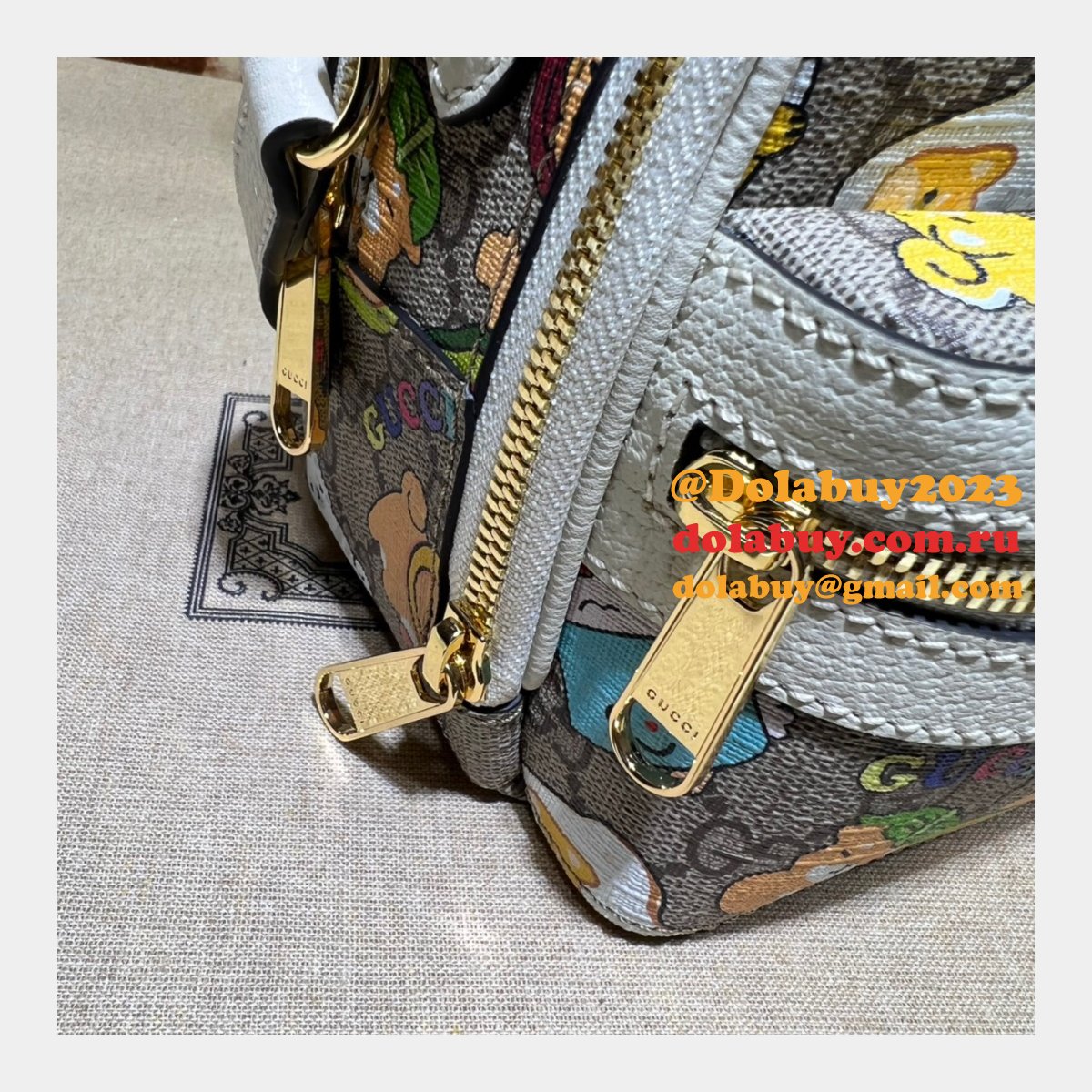 G*u*i fake animal print multi-function 725654 high quality bag