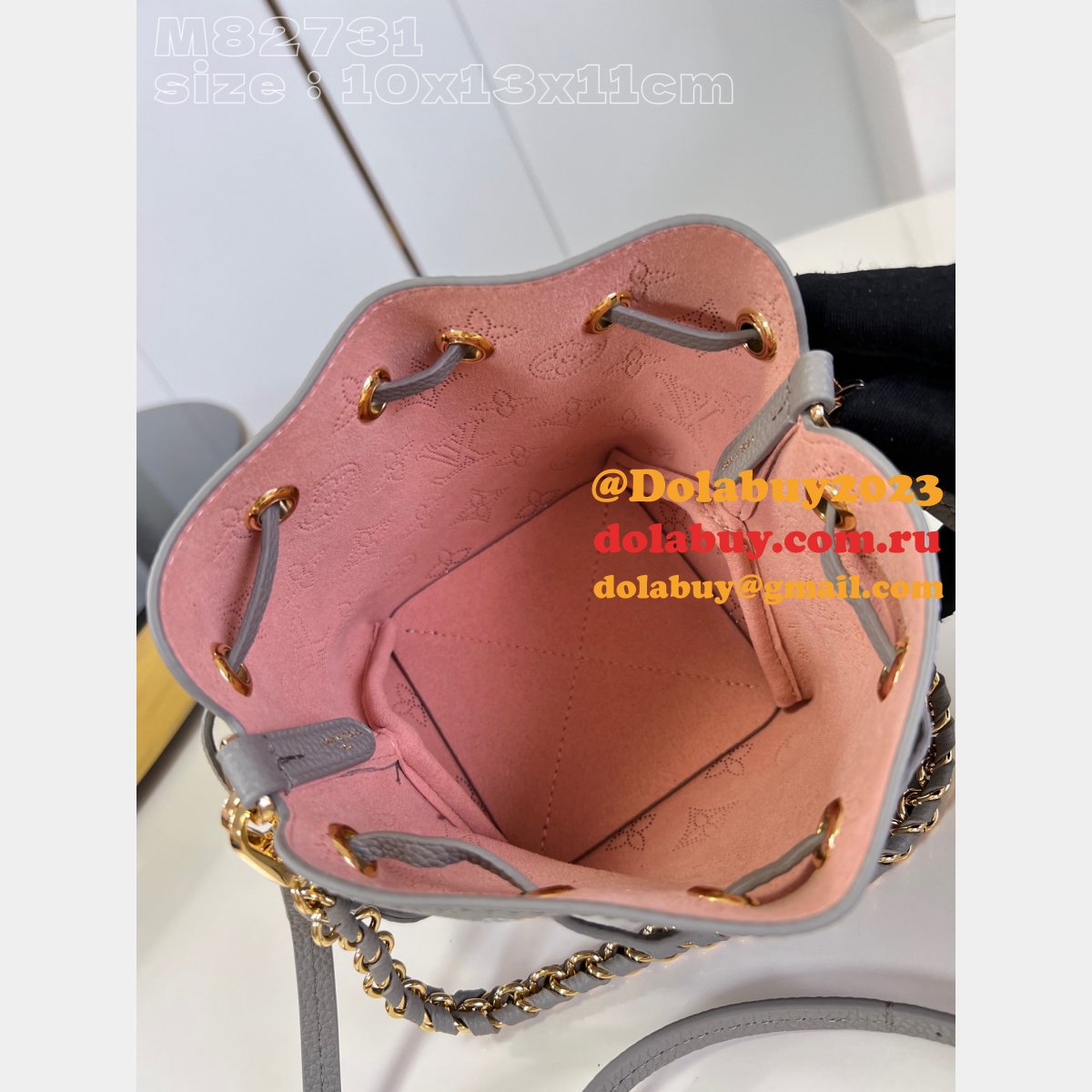 Luxury Pico Bella Mahina M82731 1:1 Gray Louis Vuitton Replica Bag