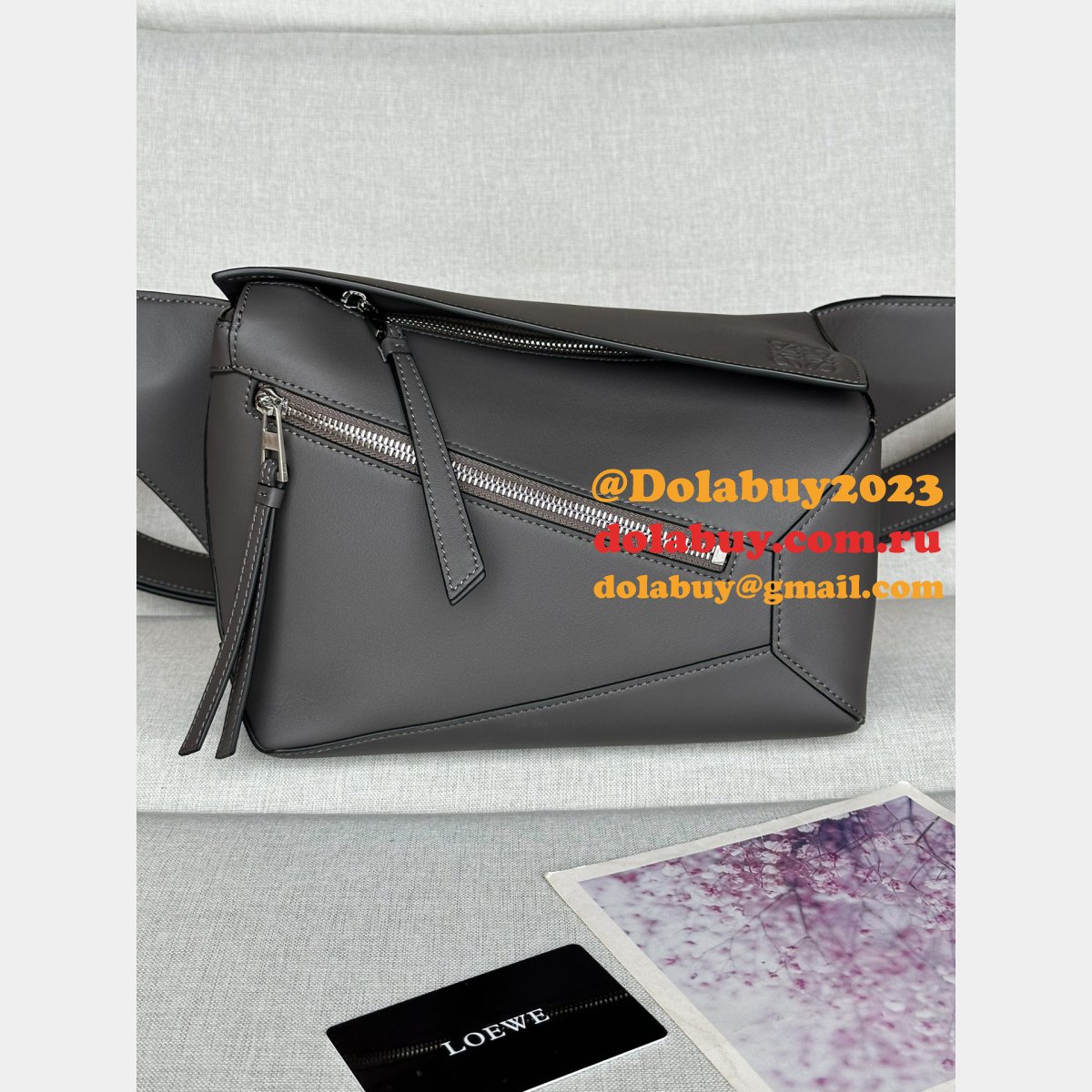 Top Quality Loewe Small Classic Calfskin Puzzle Belt Bag