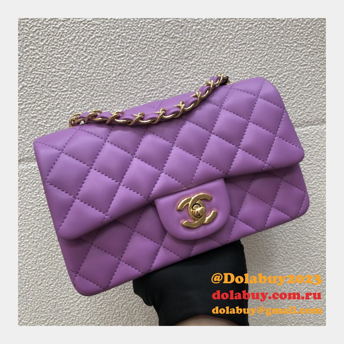 Wholesale CC Lambskin Flap Perfect 20CM Bag 1116