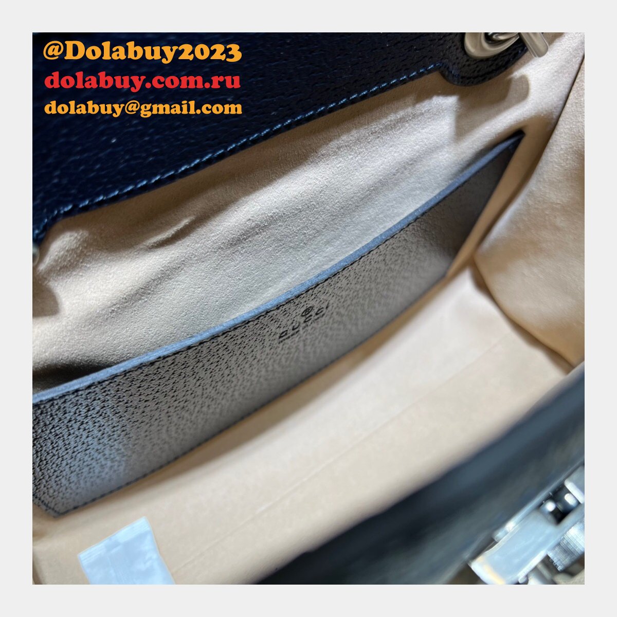 top quality G*u*i 498156 gg supreme padlock small shoulder bag