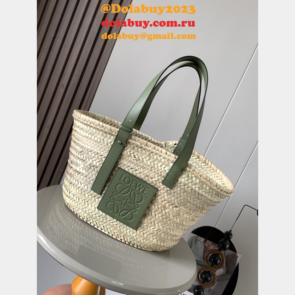 Designer loewe Basket beach handbag hot