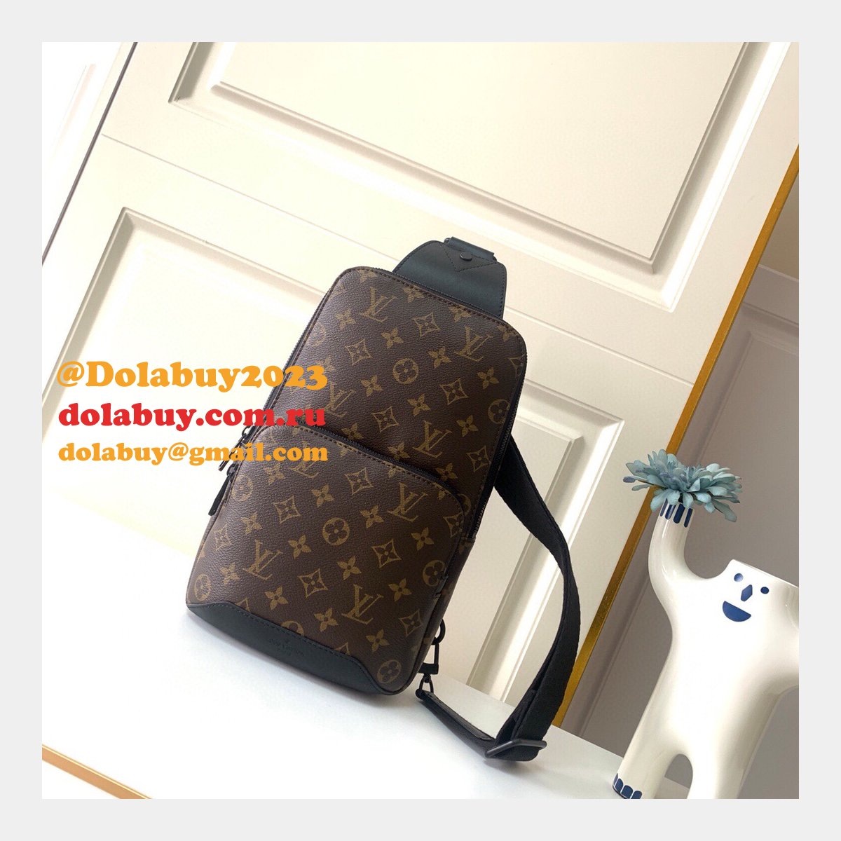 Louis Vuitton Replicas Avenue Sling Bag Canvas N41719