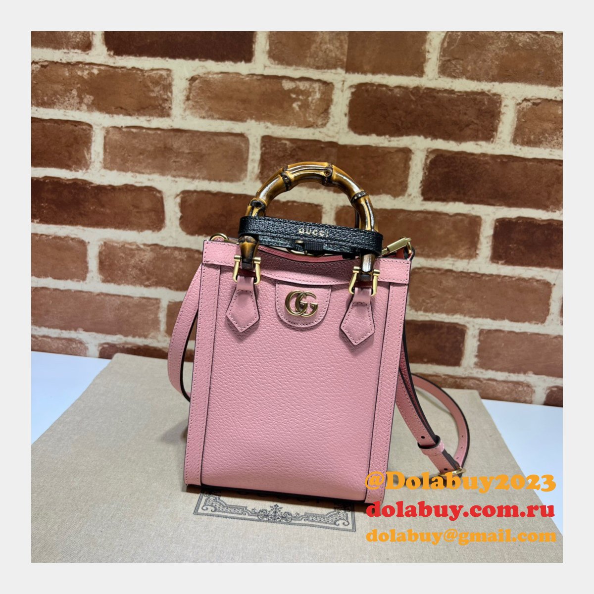 G*u*i replicas diana 1:1 mirror tote perfect 739079 bag