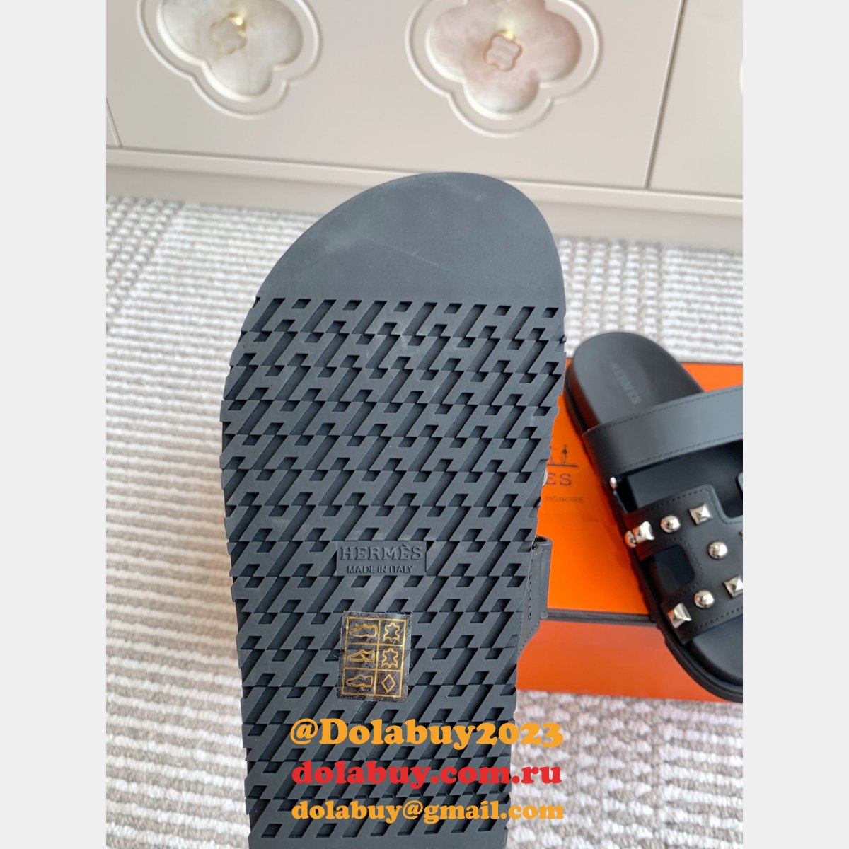 Duplicate Hermes Casual Chypre Sandal