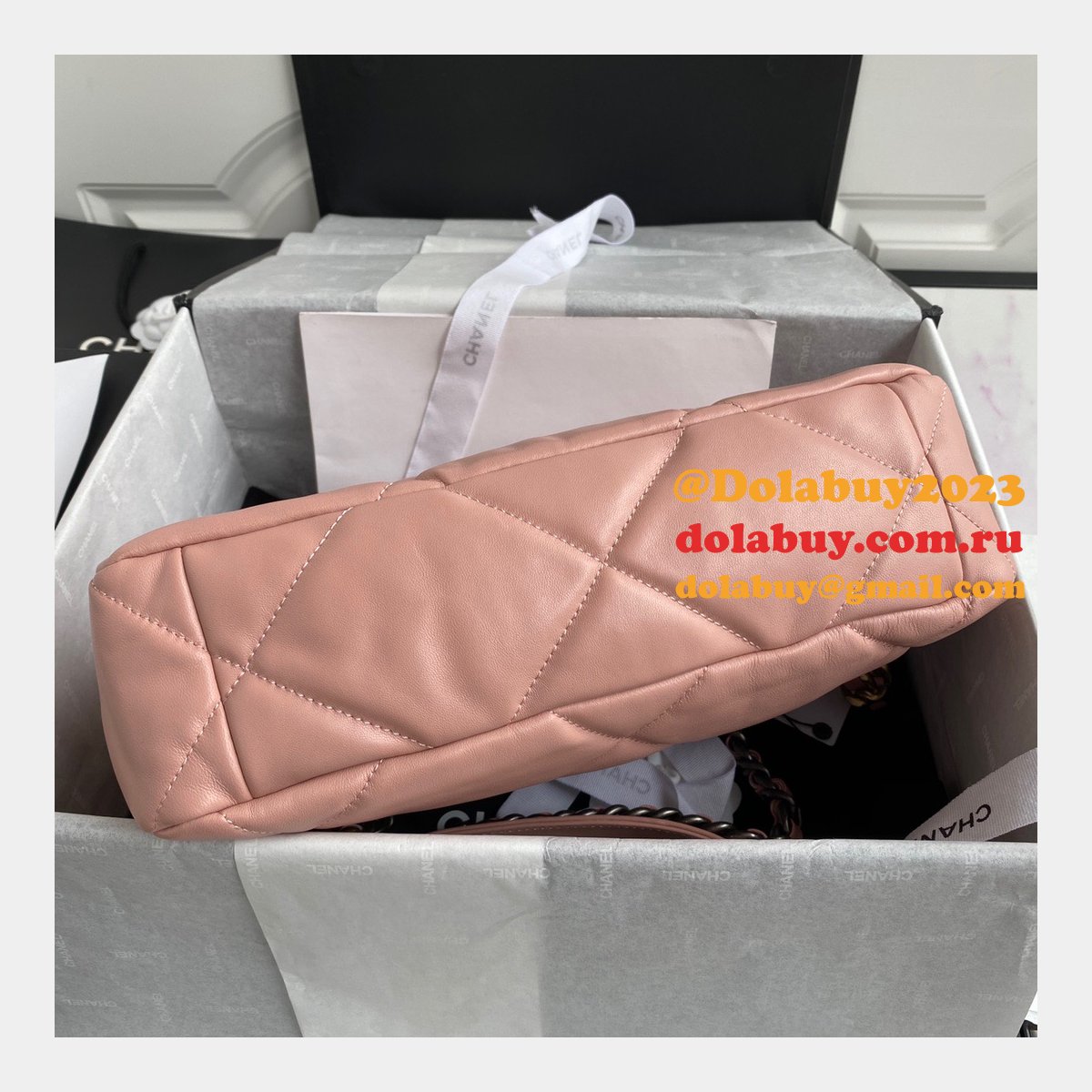 Top CC 19 Bags 2021 Pink 30CM