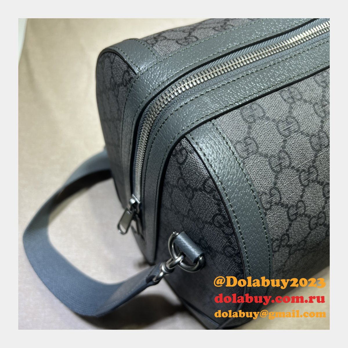 G*u*i 724642 cheap savoy 1:1 mirror duffle replica bag