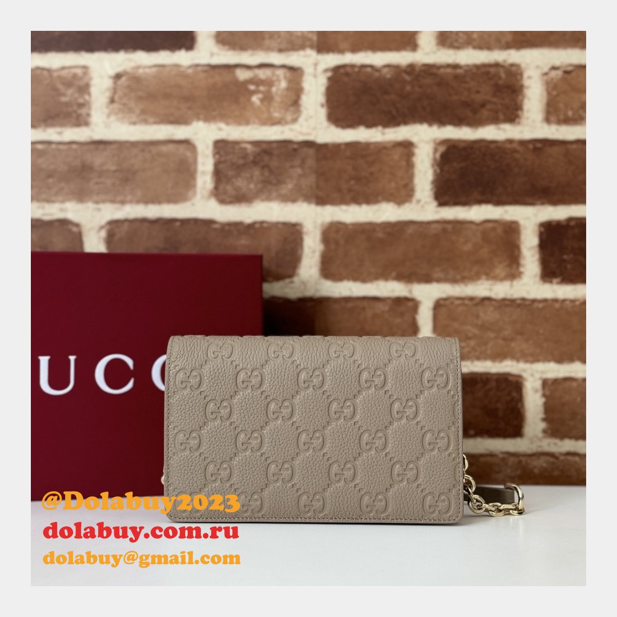 1:1 mirror G*u*i gg emblem super 818705 shoulder inspired bag