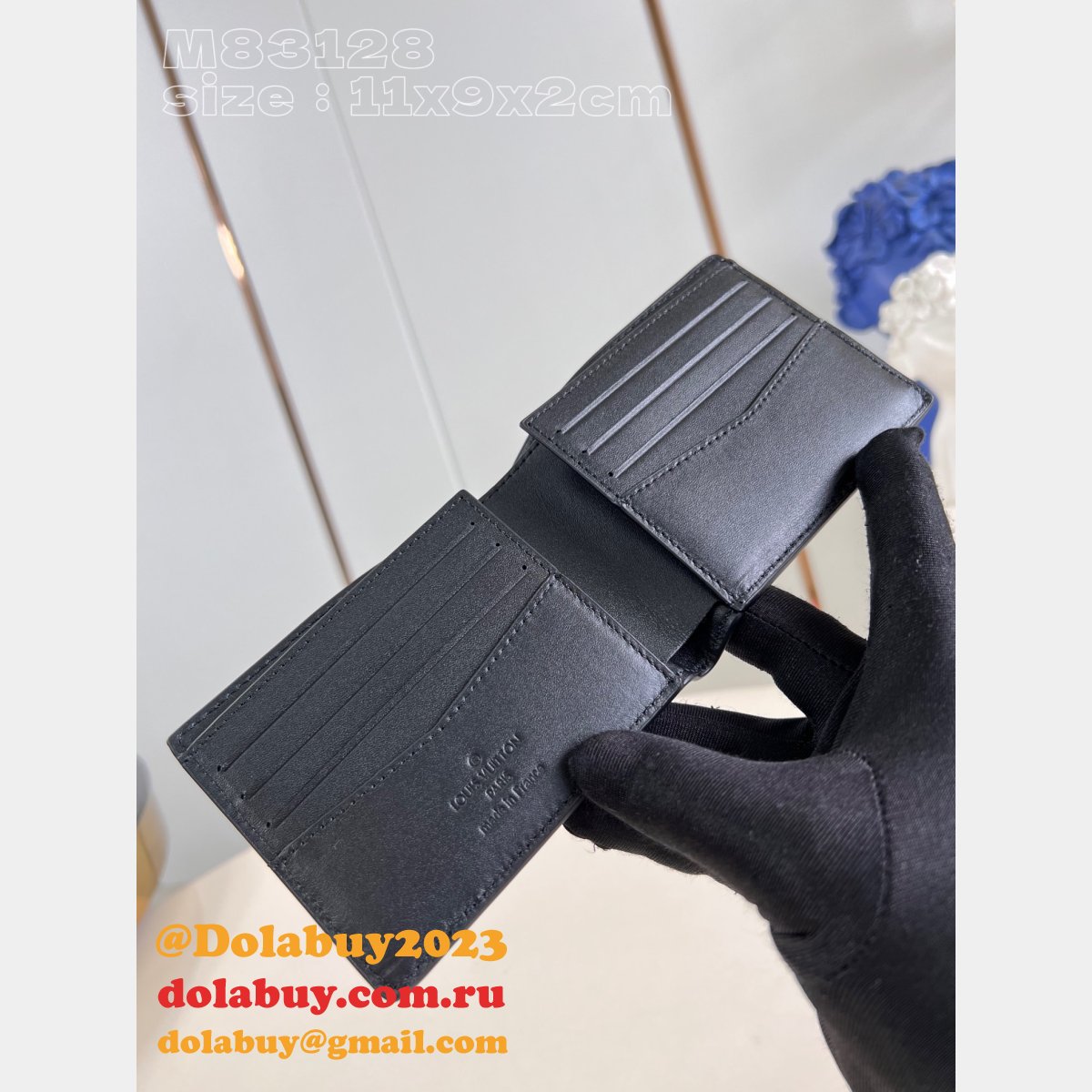 Brazza Slender Pocket Organizer Wallet Replica LV Bag