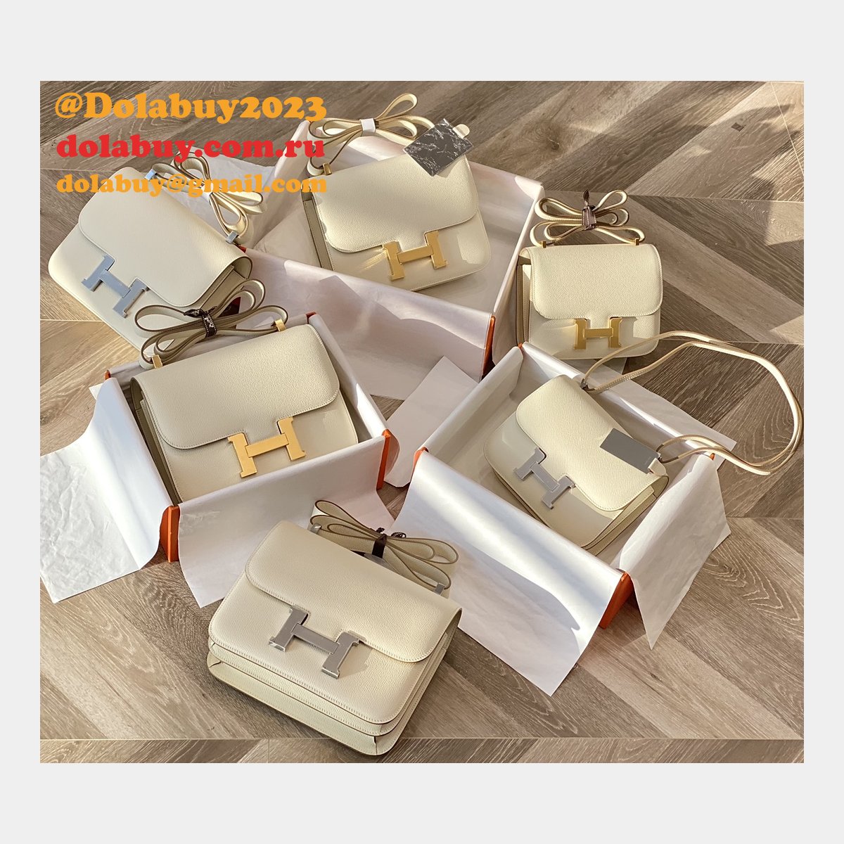 News Best Replica Hermes Mirror Single Compartment 23CM Epsom Bags