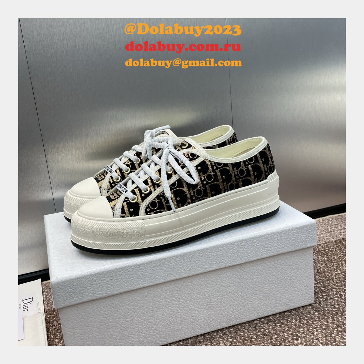 Wholesale Walk N Dior Platform Sneaker Inspired