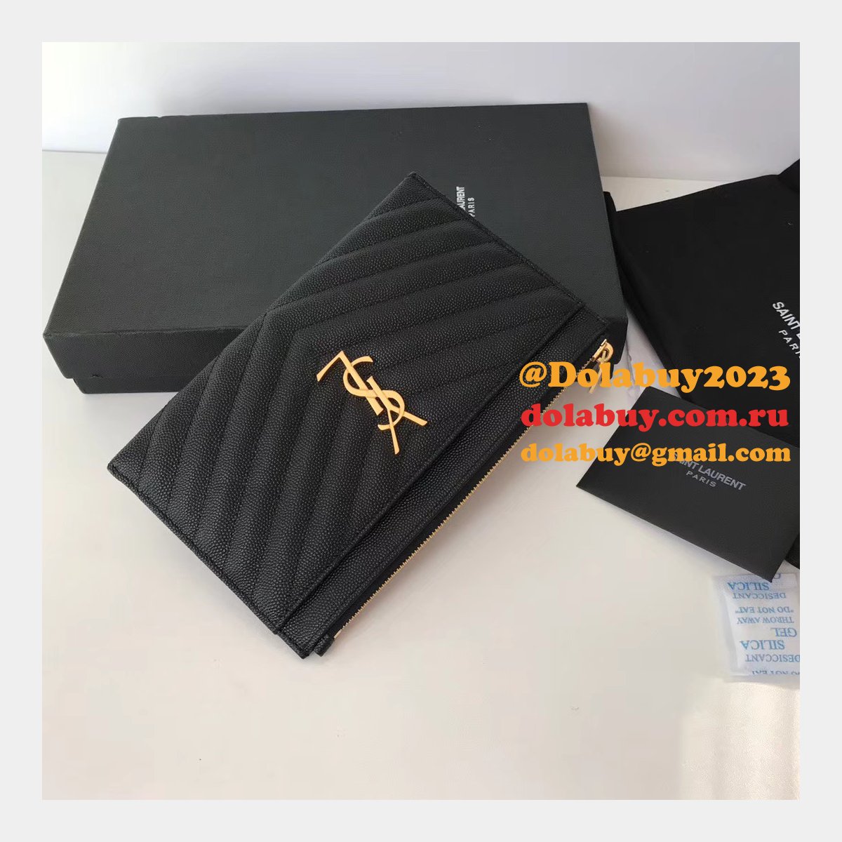 High Quality YSL Cheap Saint Laurent 418963 Clutches